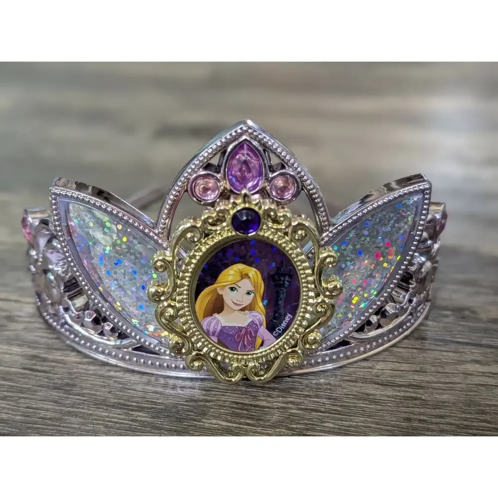 Disney Princess Rapunzel, Cinderella Elena Tiaras With Wands Costume Accessories